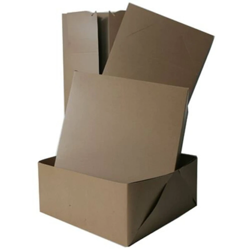 JAM Paper 12" Brown Kraft Full Lid Gift Box