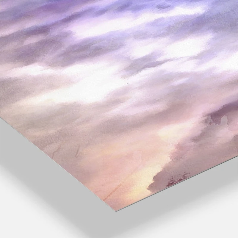 Designart Cloud Sculpting 2 Multipanel Wall Clock