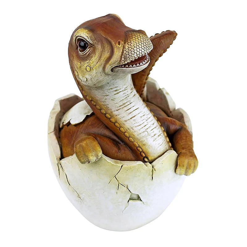 Design Toscano 7" Baby Raptor Dino Egg Statue