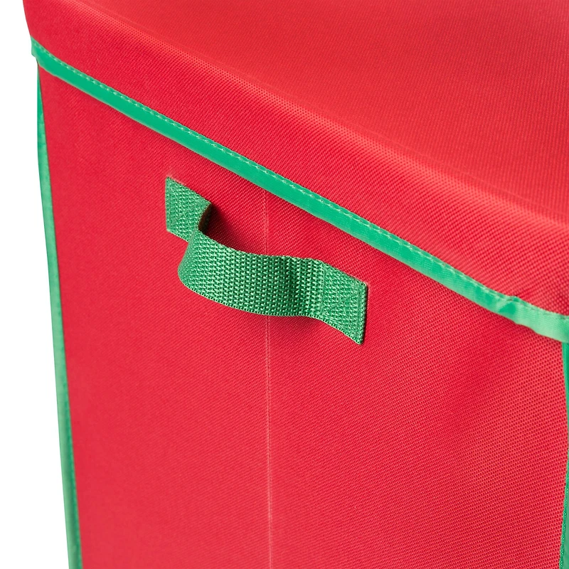 Honey Can Do Red Holiday Décor Box