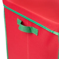 Honey Can Do Red Holiday Décor Box