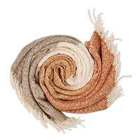 Glitzhome® Woven Acrylic Striped Jacquard Throw