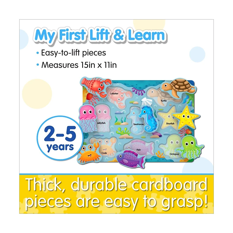 My First Lift & Learn Puzzle - Under the Sea: 8 Pcs