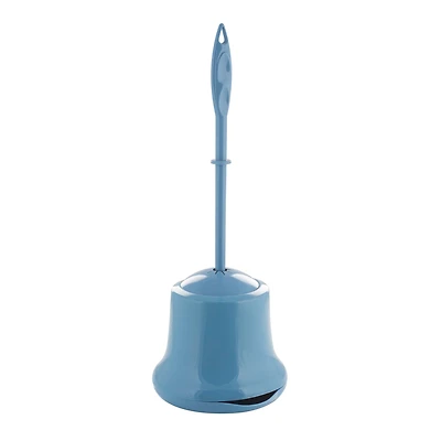 Bath Bliss Blue Toilet Brush & Holder