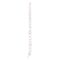 Rose Quartz Donut Beads, 10mm by Bead Landing™