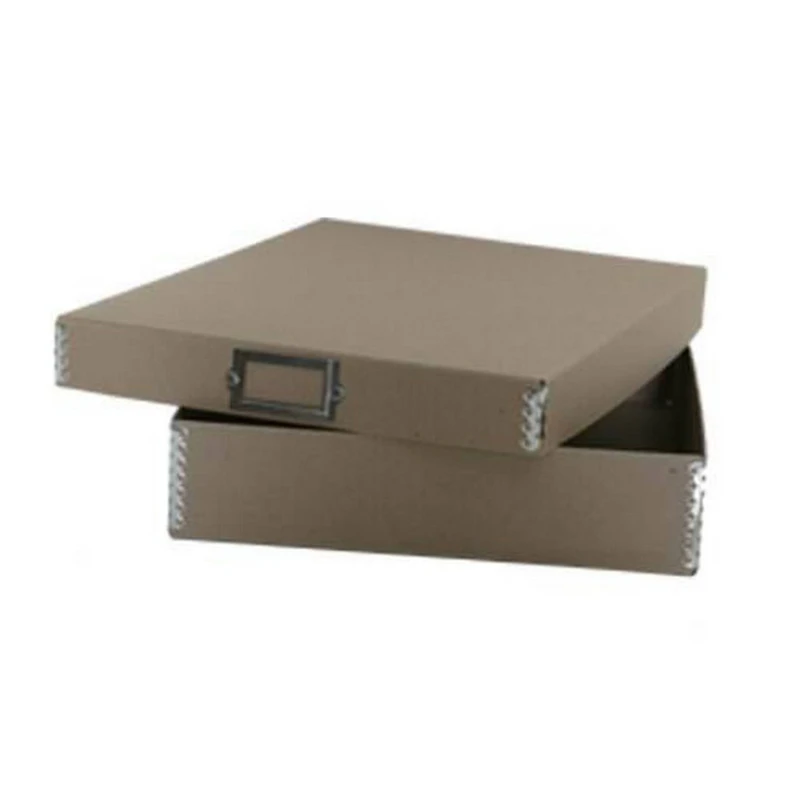 JAM Paper 12" Brown Kraft Letter File Box
