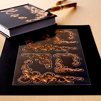 12 Pack: Rose Gold Corner Stickers by Recollections™