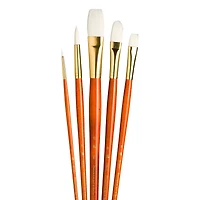 Princeton™ RealValue™ White Taklon Brush Set With #12 Flat