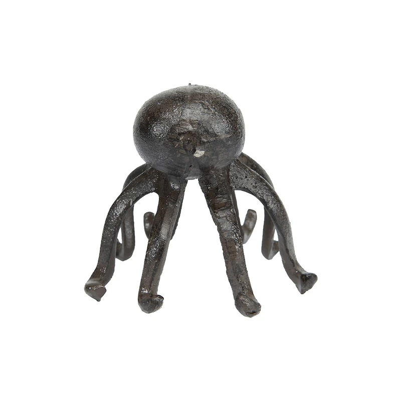 Hello Honey® 5" Dark Brown Cast Iron Octopus Phone Tablet Stand