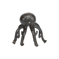 Hello Honey® 5" Dark Brown Cast Iron Octopus Phone Tablet Stand