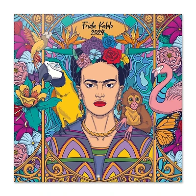 TF Publishing 2024 Frida Kahlo Bilingual Wall Calendar