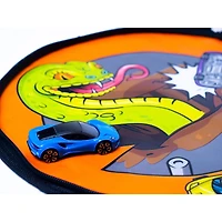 Tara Toy ZipBin Hot Wheels Wheelie Track Pack & Racetrack Mat