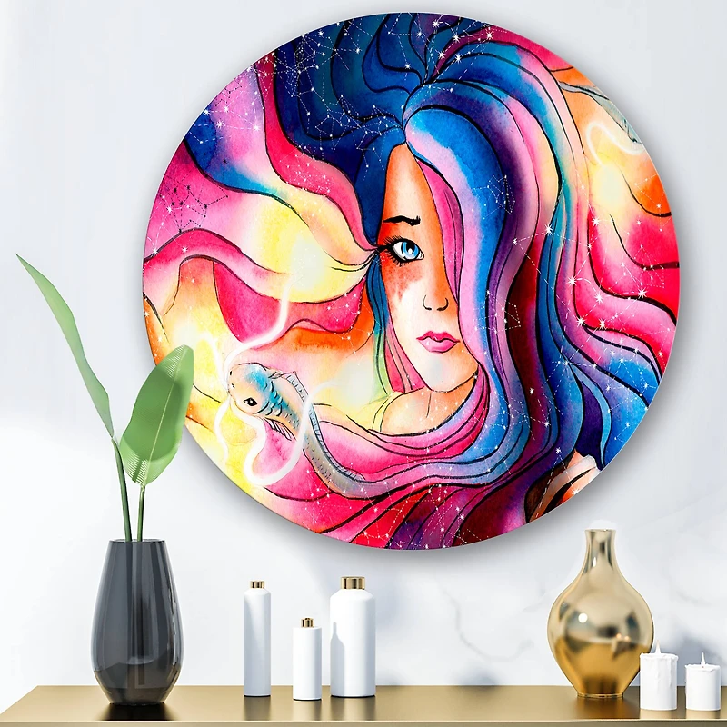 Designart - The Girl With The Glowing Hair