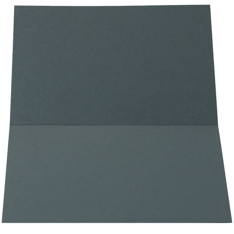 JAM Paper 5" x 7" Metallic Malachite Green Stardream Foldover Cards, 50ct.