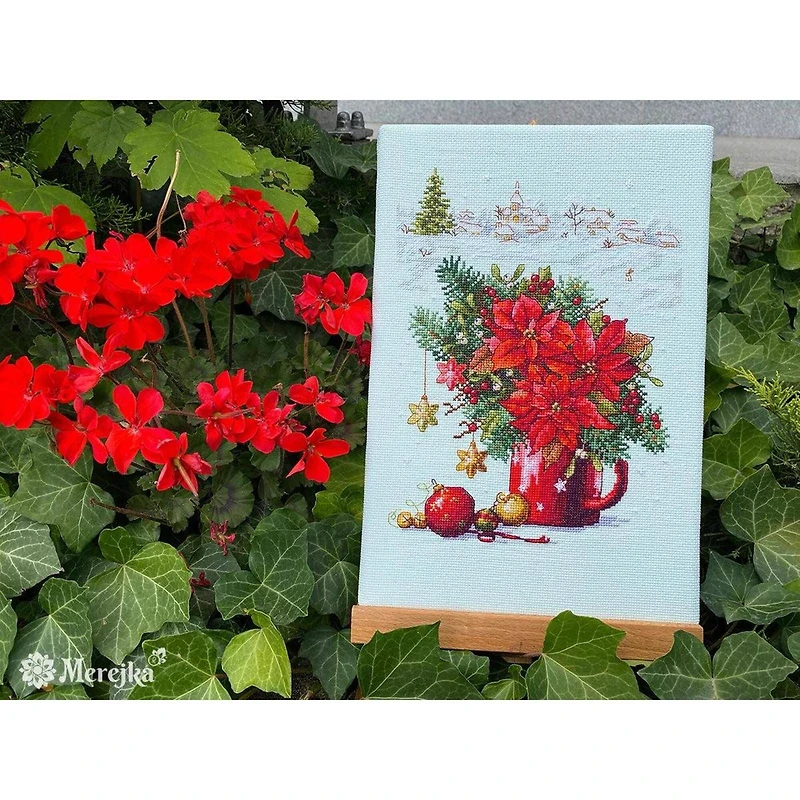 Merejka Happy Holiday Counted Cross Stitch Kit