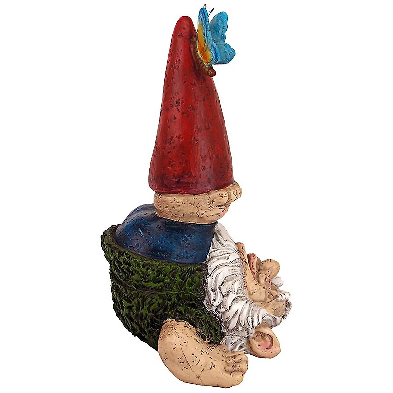 Design Toscano 10" Topsy-Turvy Theo Garden Gnome Statue