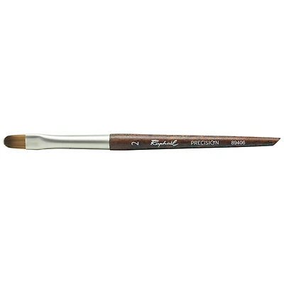 Raphael Mini Precision Short Handle Filbert Brush, Size 02