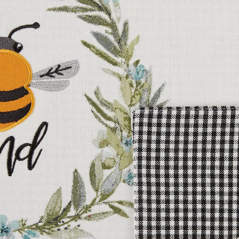 DII® Bee Kind Reversible Embellished Placemats, 6ct.