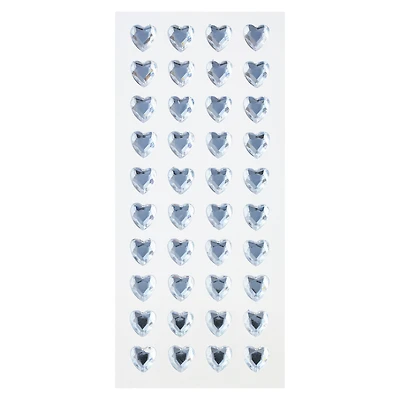 Recollections™ Clear Heart Rhinestones