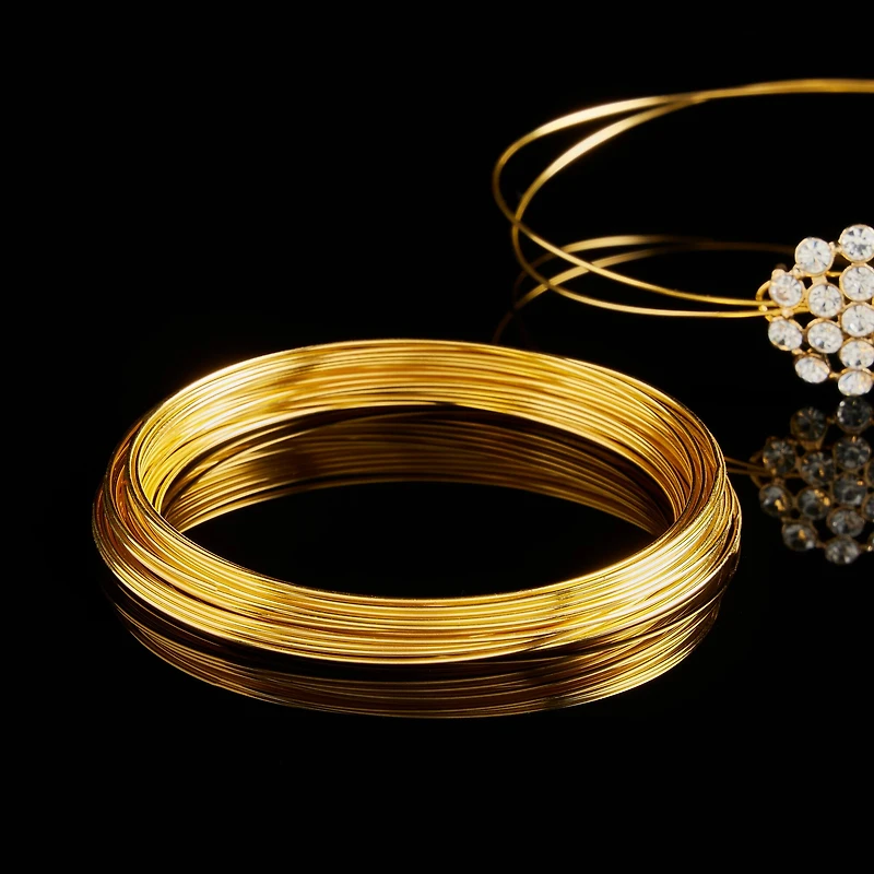 Beadalon® Memory Wire Large Bracelet, Gold