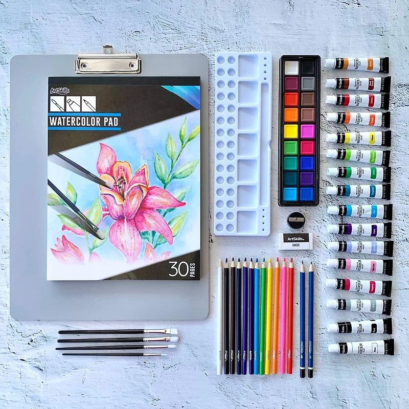 ArtSkills® 57 Piece Complete Watercolor Set
