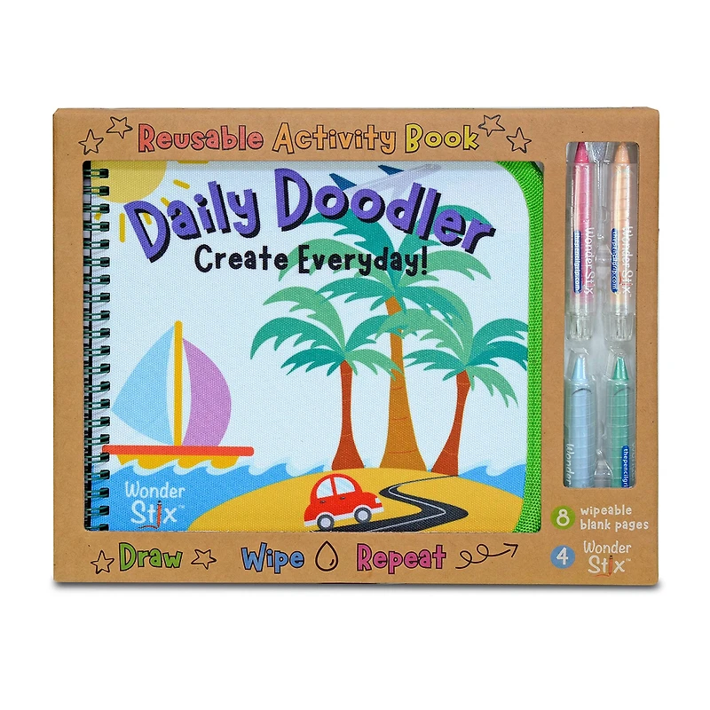 The Pencil Grip™ Travel Daily Doodler Reusable Activity Book Kit