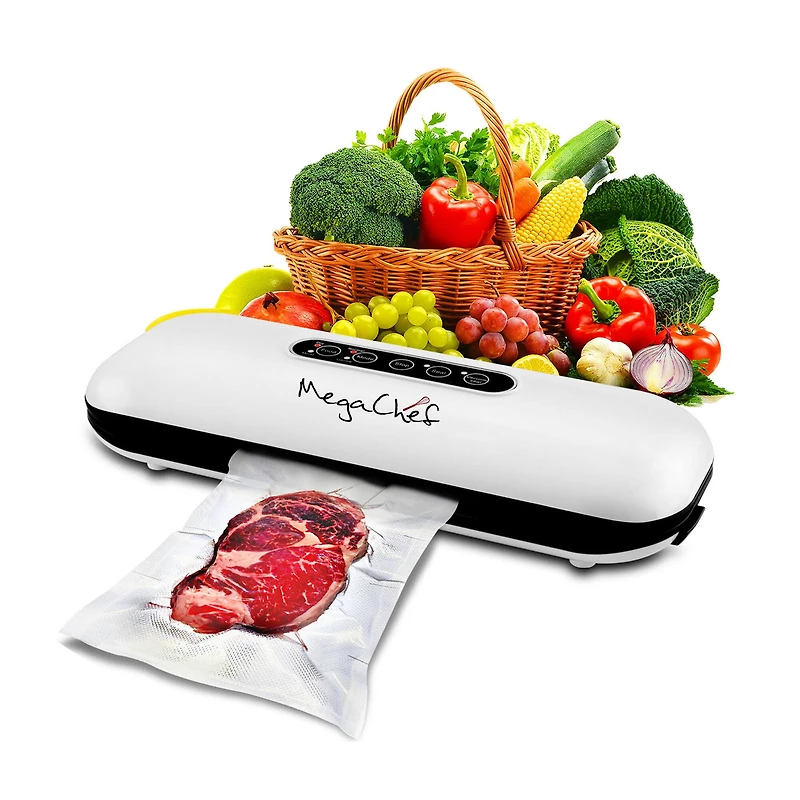 MegaChef Home Vacuum Sealer & Food Preserver with Extra Bags