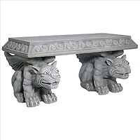 Design Toscano Blair Castle Sculptural Gargoyle Bench