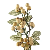 6 Pack: Yellow & Green Berry Stem with Leaves by Ashland®