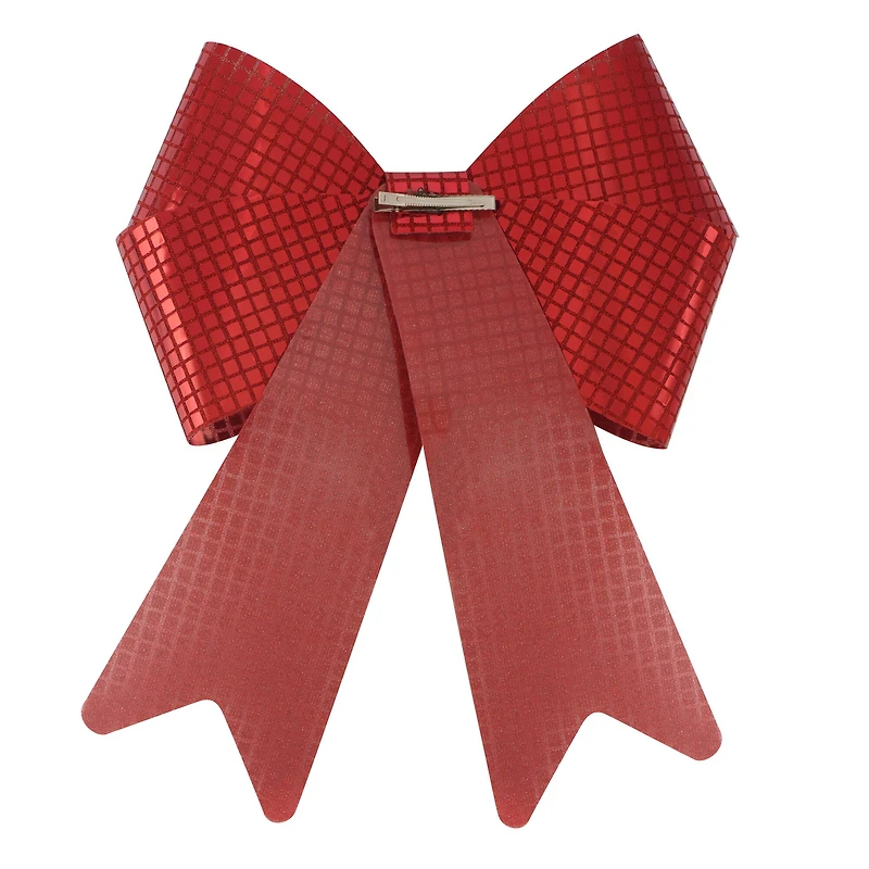 18" Red Disco Tree Bow by Celebrate It®