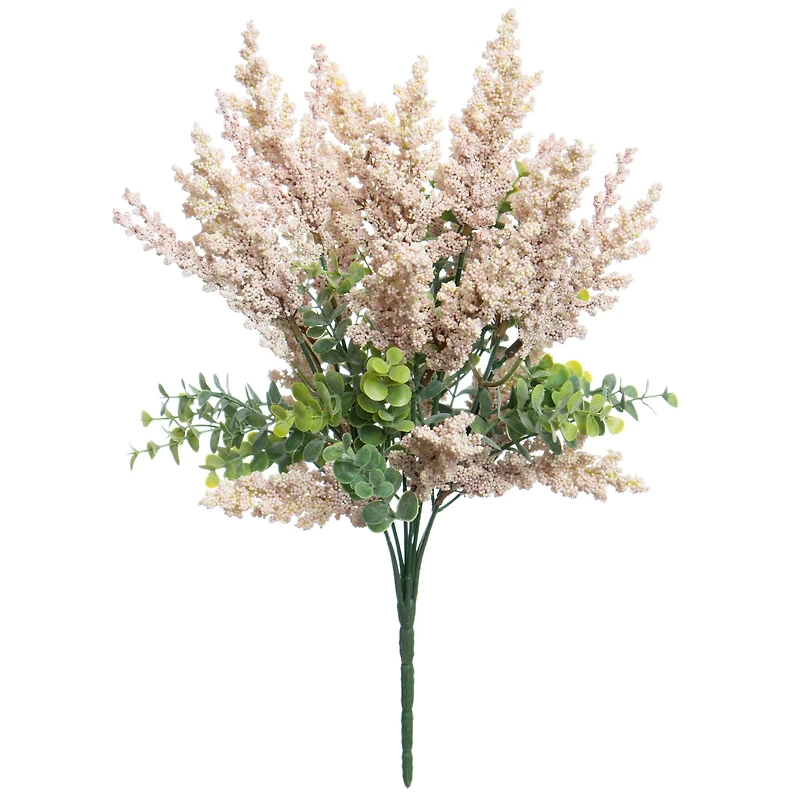 15" Pink Heather & Eucalyptus Bush by Ashland®