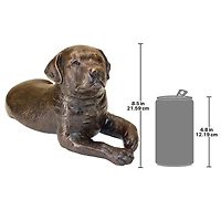 Design Toscano 15" Cast Bronze Labrador Puppy Garden Statue