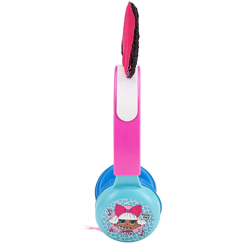 LOL Surprise Pink & Blue Kid-Safe Diva Headphones