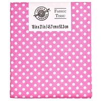 Pink & White Small Dots Cotton Fabric by Loops & Threads®