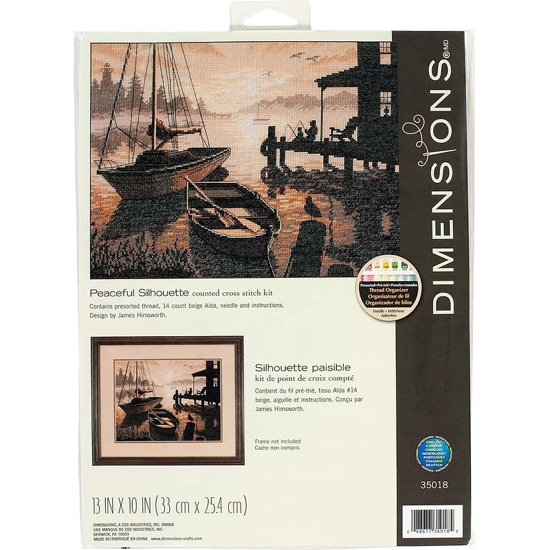 Dimensions® Peaceful Silhouette Counted Cross Stitch Kit
