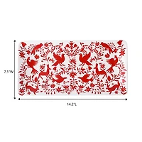 14" x 7" Red Ceramic Plate by Ashland®