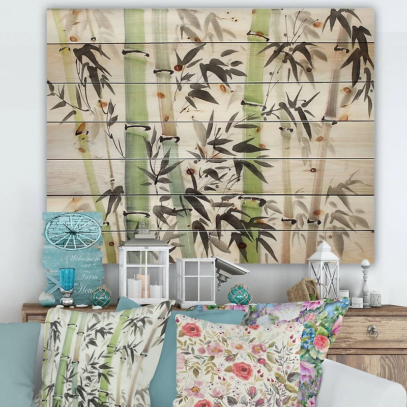 Designart - Bamboo Branches In The Forest II