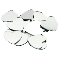 1" Heart Glass Mirrors, 50ct. by Make Market®