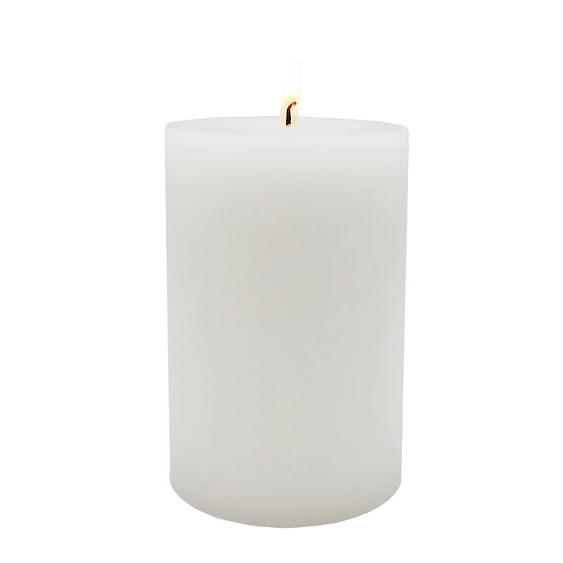 4" x 6" White Pillar Candle by Ashland®