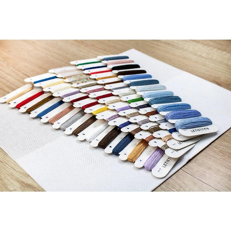 LetiStitch Counted Cross Stitch Kit Christmas Eve Stocking