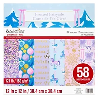 12" x 12" Frosted Fairytale Paper Pad, 58 Sheets by Recollections™