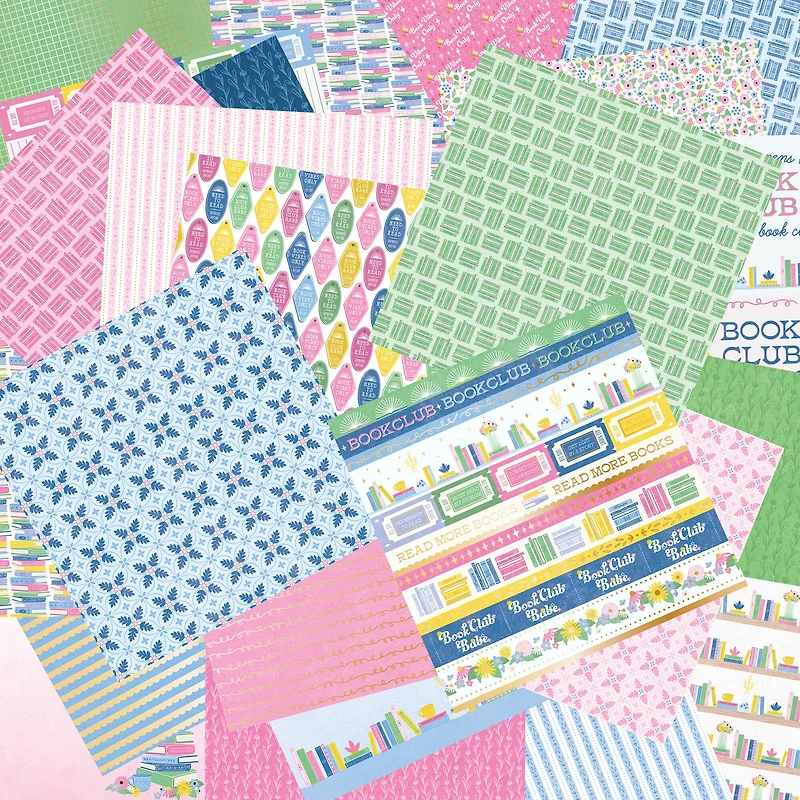 Craft Smith 12" x 12" Book Club Paper Pad, 48 Sheets