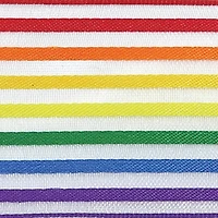 1.5" x 3yd. Rainbow Striped Wired Sheer Ribbon by Celebrate It™ 360°™