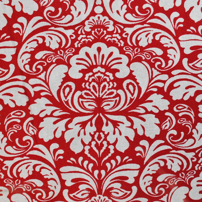 Tango Red Damask Tablecloth 60" x 84"