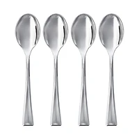 Silver Plastic Mini Spoons by Celebrate It™, 24ct.