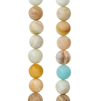 12 Pack: Seafoam Green Amazonite Beads, 10mm by Bead Landing™