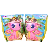 Pool Central® 9" Pink Inflatable Dragon Swimming Arm Floats