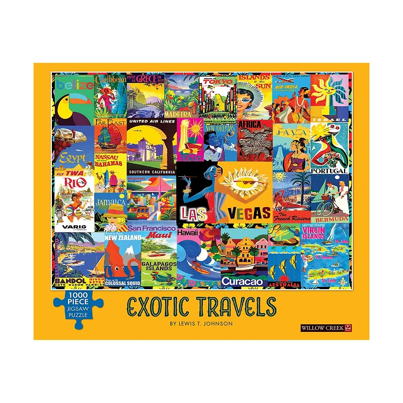 Lewis T. Johnson - Exotic Travels: 1000 Pcs