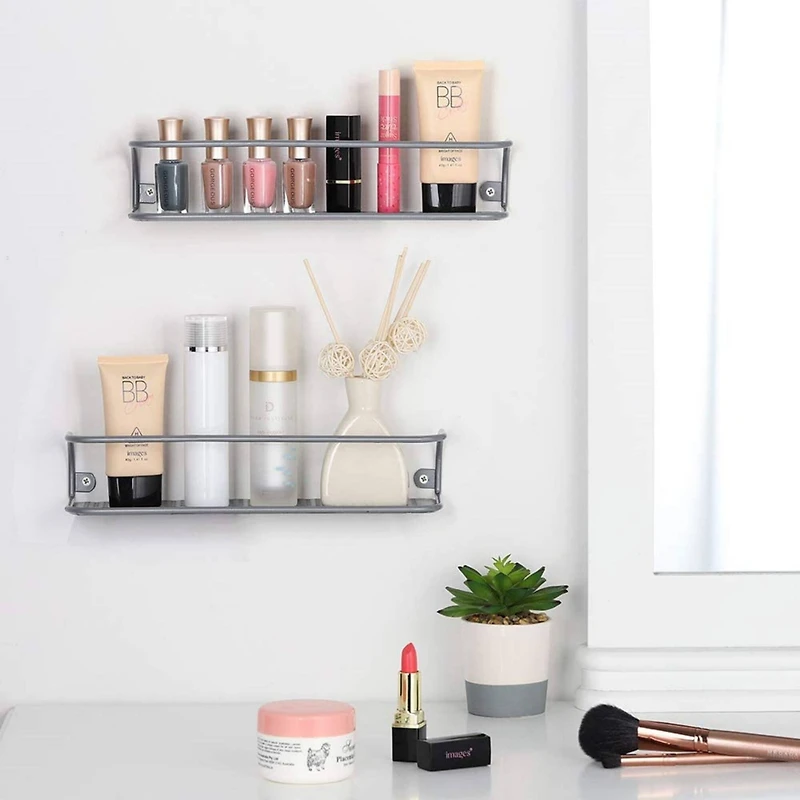 NEX™ Silver Spice Rack Wall Organizers, 2ct.