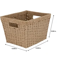Simplify Large Dutch Weave Storage Basket